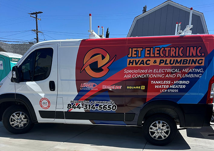 Jet Electric Work Van